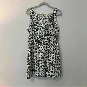 J. Crew Silk Blend Sleeveless Dress Size 12 Cotton & Silk Blend